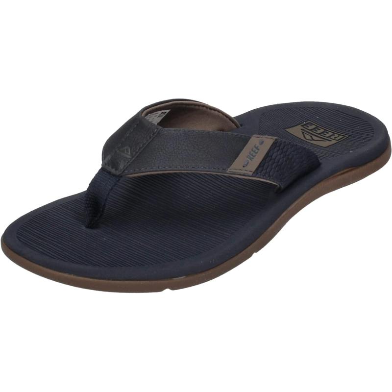 Reef Men’s Santa Ana Flip-Flop(Navy) - REEF